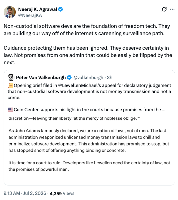 NeerajKA X post screenshot