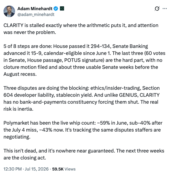 adam minehardt X post screenshot