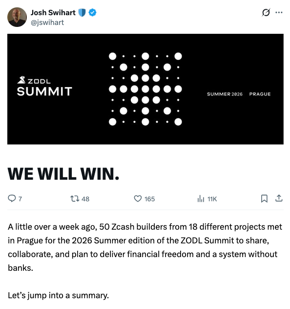 Josh Swihart X post screenshot